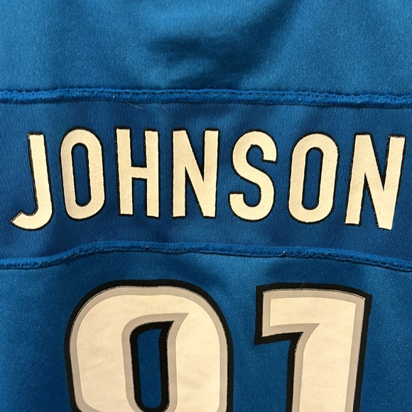 Official NFL Lions all of gamer Calvin Johnson YL - Picture 4 of 4